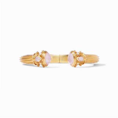 Picture of Julie Vos Byzantine - Iridescent Rose Demi Hinge Cuff Bracelet