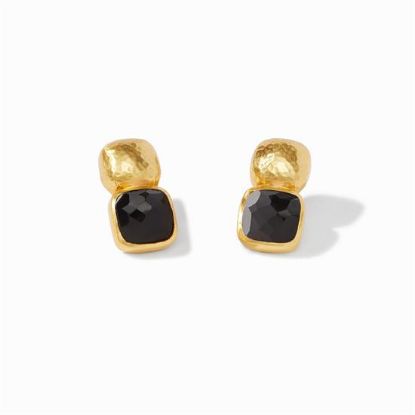 Picture of Julie Vos Catalina - Catalina Earrings In Obsidian Black