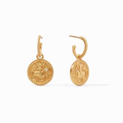 Picture of Julie Vos Coin Collection - Hoop & Charm Earrings