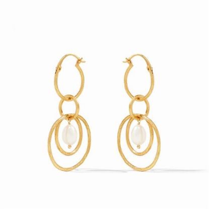 Picture of Julie Vos Simone - 3-In-1 Pearl Earrings