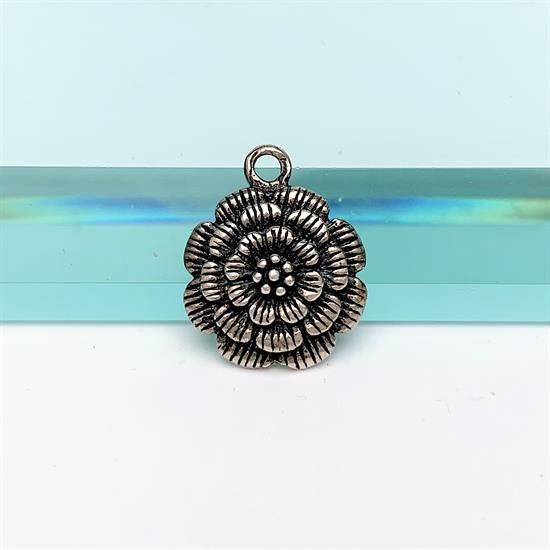 Picture of Vintage Chrysanthemum, November Birth Month Flower, Charm