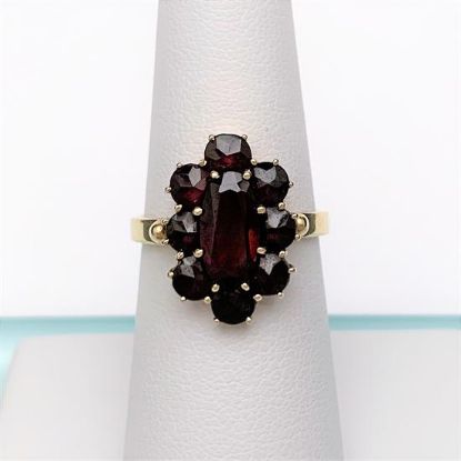 Picture of Antique 585 (14K) Gold & Garnet Ring