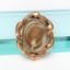 Picture of Victorian Era 9K Rose Gold Double Sided Hair Art/Mounring Brooch With Swiveling Frame