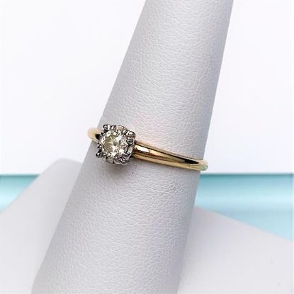 Picture of Vintage Gold & Diamond Engagement Ring