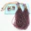 Picture of 1950'S Miriam Haskell Necklace & Earring Set With Glass Pearls, Seed Beads, Amethysts & Clear Rhinestones