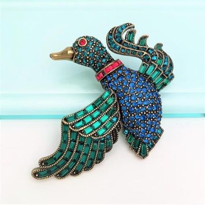 Picture of Heidi Daus 'Duck, Duck, Daus' Flying Duck Brooch