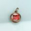 Picture of Vintage 14K Gold & Reverse Carved & Painted Essex Crystal Australian Flag Charm/Pendant