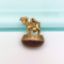 Picture of Vintage 18K Gold & Gold Stone Cabochon Cow Charm/Pendant