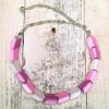 Picture of 1960'S Lisner Thermoset Lucite Necklace In Purple, Pink, & White