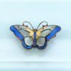 Picture of Mid Century Hroar Prydz (Norway) Sterling Silver & Hand Painted Butterfly Brooch