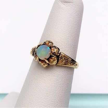 Picture of Victorian Era 18K Gold & Natural Opal Ring