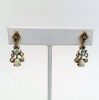 Picture of Victorian Era Etruscan Revival Style 14K Yellow Gold & White Opal Earrings