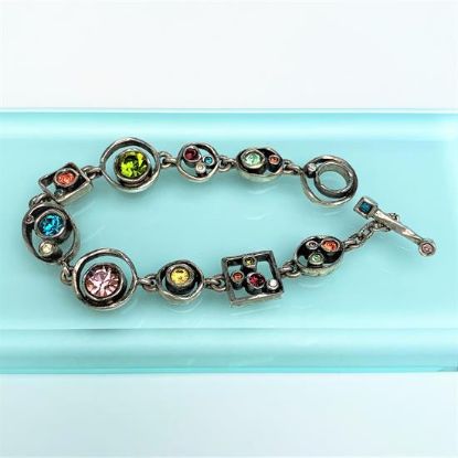 Picture of Vintage Patricia Locke 'Penny Arcade' Bracelet In The 'Celebration' Color Story