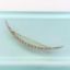 Picture of Vintage 2-Tone 14K Yellow & White Gold & Seed Pearl Crescent Moon Brooch