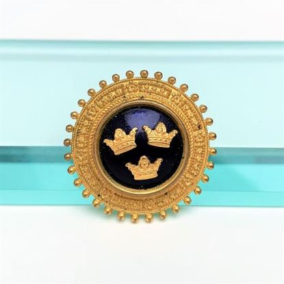 Picture of Sporrang & Co. Gold Brooch With Three Crowns