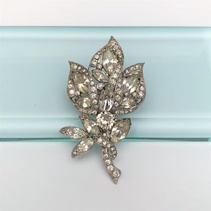 Picture of Vintage 1970'S Eisenberg Ice Clear Rhinestone Brooch