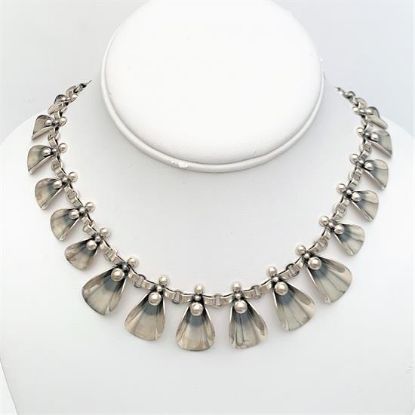 Picture of Mid Century Modernist Sterling Silver Necklace By Niels Erik From (Denmark)