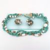 Picture of Vintage Original By Robert/Fashioncraft Beaded Necklace & Clip-On Earring Set