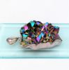 Picture of Large Charles Albert Chalcopyrite Crystal In Sterling Silver Pendant