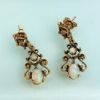 Picture of Victorian Era Etruscan Revival Style 14K Yellow Gold & White Opal Earrings