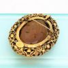 Picture of Signed Pauline Rader Reverse Cut Glass Cameo Brooch/Pendant