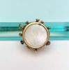 Picture of Vintage 14K Gold & Mother Of Pearl Drum Charm/Pendant