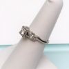Picture of Vintage 14K White Gold & Round Brilliant Cut Diamond Engagement Ring