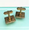 Picture of Vintage Reverse Carved & Painted Intaglio Cufflinks With Ducks Over Lake