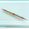Picture of Victorian Era 10K Rose Gold Filigree Bar Brooch With Sapphire Center