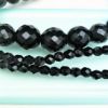Picture of Cut Black Czech Glass Necklace