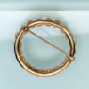 Picture of Vintage 14K Yellow Gold & Cultured Pearl Circle Brooch