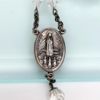 Picture of Vintage Sterling Silver & Faceted Crystal Rosary By Swift & Fisher
