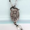 Picture of Vintage Sterling Silver & Faceted Crystal Rosary By Swift & Fisher
