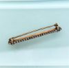 Picture of Edwardian Era 14K Yellow Gold & Seed Pearl Bar Brooch