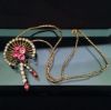 Picture of Van Dell 1950'S Gold Filled Pink & Clear Rhinestone Jewelry Set