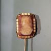 Picture of 10K Gold & Carnelian Cameo Stick Pin