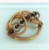 Picture of Victorian Gold Filled & Garnet 'Love Knot' Brooch/Pendant