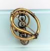 Picture of Victorian Gold Filled & Garnet 'Love Knot' Brooch/Pendant