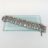 Picture of Vintage Weiss Clear Rhinestone Bracelet With Safety Chain