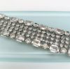 Picture of Vintage Weiss Clear Rhinestone Bracelet With Safety Chain