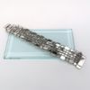 Picture of Vintage Weiss Clear Rhinestone Bracelet With Safety Chain