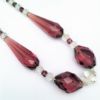 Picture of Art Deco Era Amethyst And Clear Czech Glass Necklace