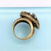 Picture of Heidi Daus Rose Ring With Faux Pearls & Grey Rhinestones