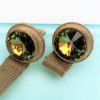 Picture of Vintage Dante 'Volcano' Rivoli Glass Wrap Around Cufflinks