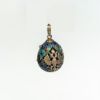 Picture of Vintage Russian Gilt Sterling & Enameled Cloisonne Egg Charm