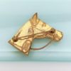 Picture of Vintage Miriam Haskell Horse Head Brooch