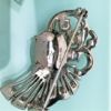 Picture of Pair Of 1942-45 Eisenberg Sterling Silver & Clear Rhinestone Brooches