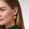 Picture of Julie Vos Bee - Bee Cameo Earrings