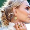 Picture of Julie Vos Classics - Quatro Coin Earring