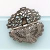 Picture of Art Deco Era French Sterling Silver & Rhinestone Dress/Fur Clip